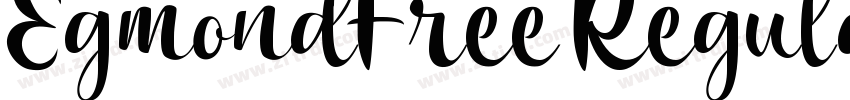 EgmondFree Regular字体转换